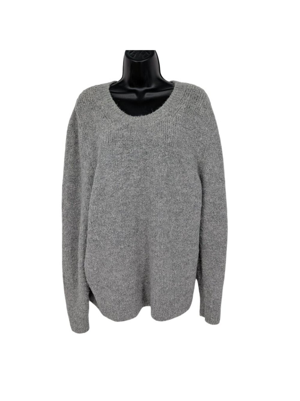 Banana Republic Boucle Crewneck Sweater Pullover Chunky Textured Neutral Size XL